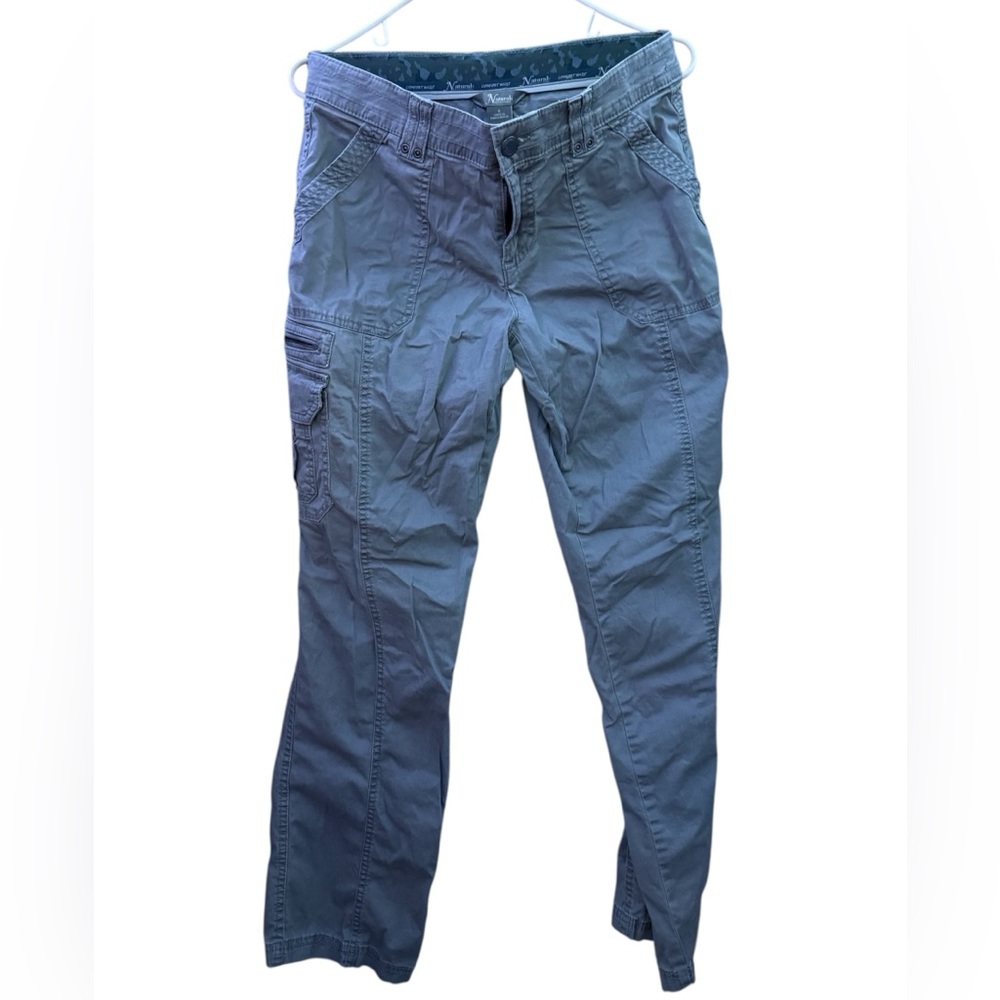 Natural Reflections Gray Cargo Pants Straight Leg